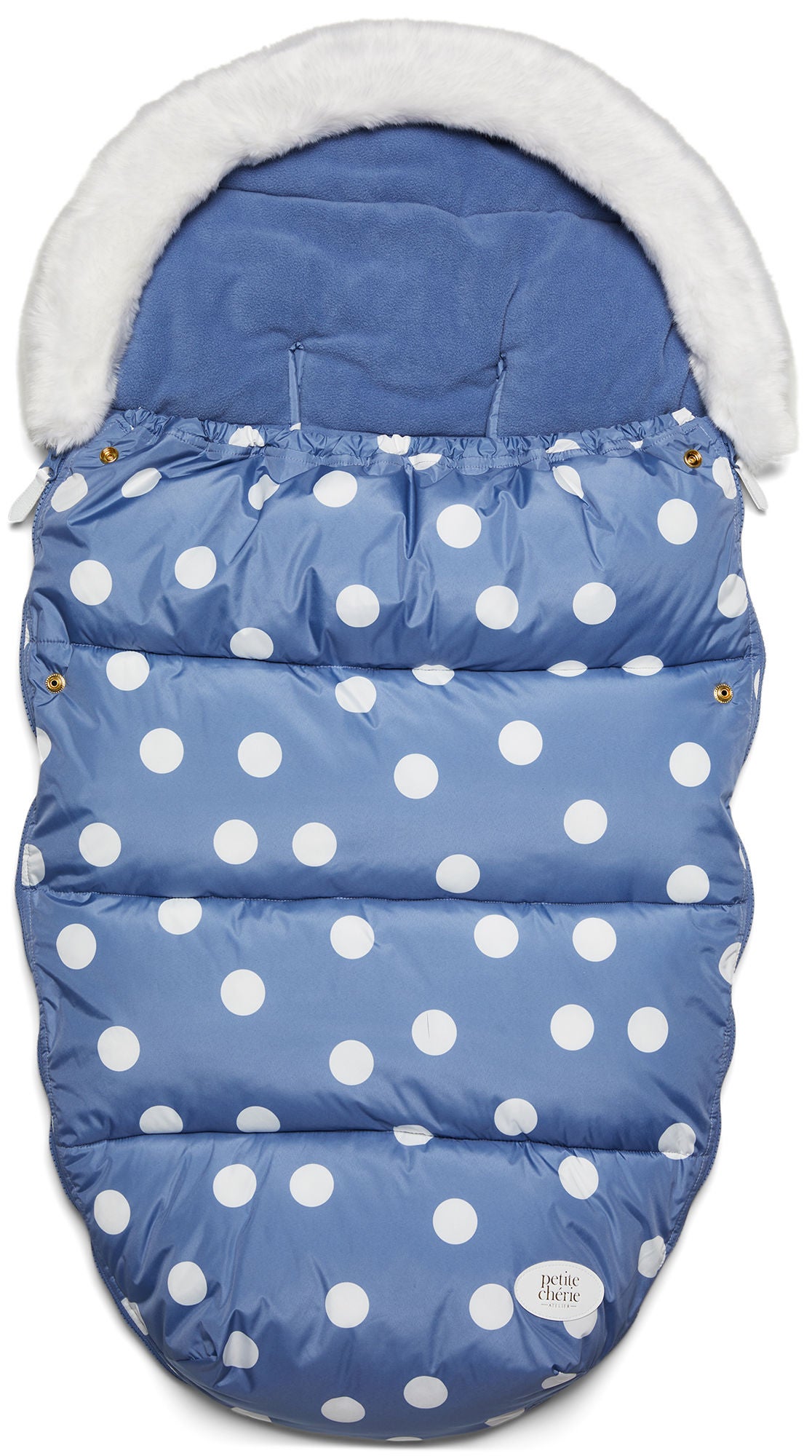 Petite Chérie Big Dots Kørepose, Blue Petite Chérie Big Dots Kørepose, Blue
