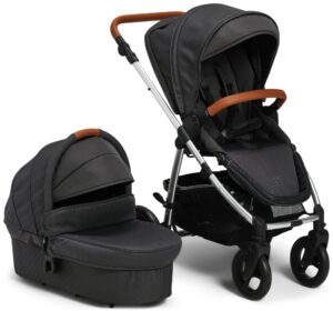 Petite Chérie Heritage 2 Duovogn, Asphalt/Silver, Barnevogn