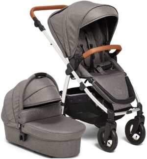 Petite Chérie Heritage 2 Duovogn, Grey/Silver, Barnevogn