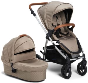 Petite Chérie Heritage 2 Duovogn, Taupe/Silver, Barnevogn