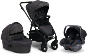 Petite Chérie Heritage 2 Duovogn inkl. Axkid Modukid, Asphalt/Black, Barnevogn