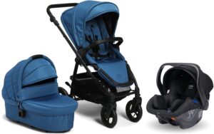 Petite Chérie Heritage 2 Duovogn inkl. Axkid Modukid, Blue Ashes/Black, Barnevogn