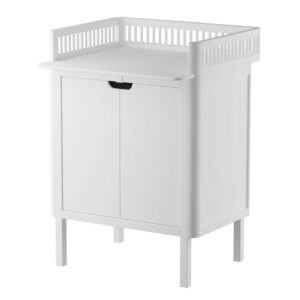 Puslebord fra Sebra, låger, classic white