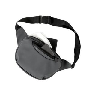 Pusletaske Bumper Bag m. underlag fra Babydan - Fanny Pack Grey