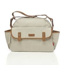 Pusletaske fra Babymel - Molly - Stripe Grey