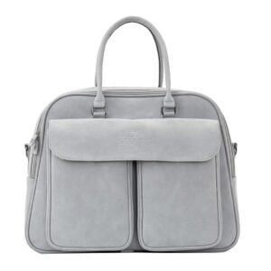 Pusletaske og rejseseng fra Bizzi Growin POD - Whisper Grey