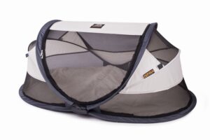 Rejseseng fra Deryan - Travel Cot Baby Luxe - Cream