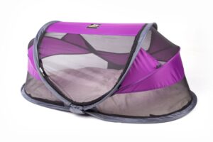 Rejseseng fra Deryan - Travel Cot Baby Luxe - Purple