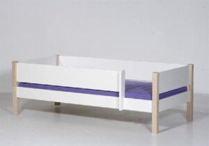 Seng, komplet med madras, Odin Snow white hvid - Manis-h