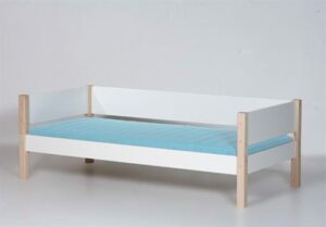 Seng med sengehest, Tor 200 cm Snow white hvid - Manis-h