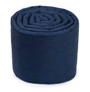 Sengerand fra Smallstuff - quiltet navy