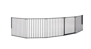Sikkerhedsgitter Fra Babydan - Vægmonteret - Flex XXL, Sort (278-350cm)