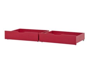 Skuffesæt på hjul, Baroque Rose til sofa og etagesenge på 160 cm - Hoppekids