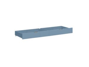 Skuffesæt på hjul, Dusted blue til sofa og etagesenge på 160 cm - Hoppekids