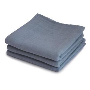 Stofbleer fra Mushie - Muslin Cloth Tradewinds (3-pak)