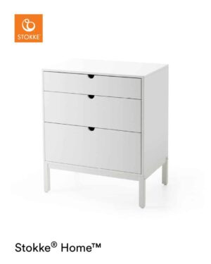 Stokke Dresser Puslekommode Hvid