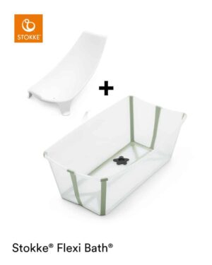 StokkeÂ® Flexi BathÂ® Sampak Transparent Green