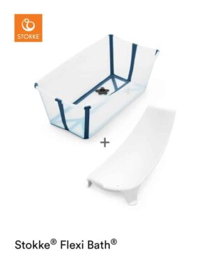 StokkeÂ® Flexi BathÂ® sampak - transparent/blå