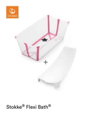 StokkeÂ® Flexi BathÂ® sampak - transparent/pink