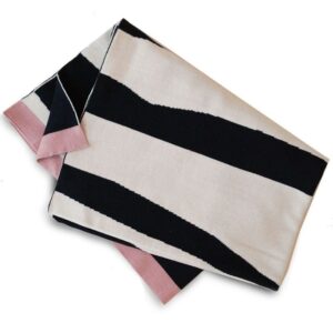 Tæppe fra Elodie Details - Bomuldsstrik - Zebra Sunshine