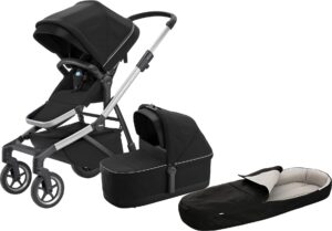 Thule Sleek Duovogn inkl. Kørepose, Midnight Black/Black