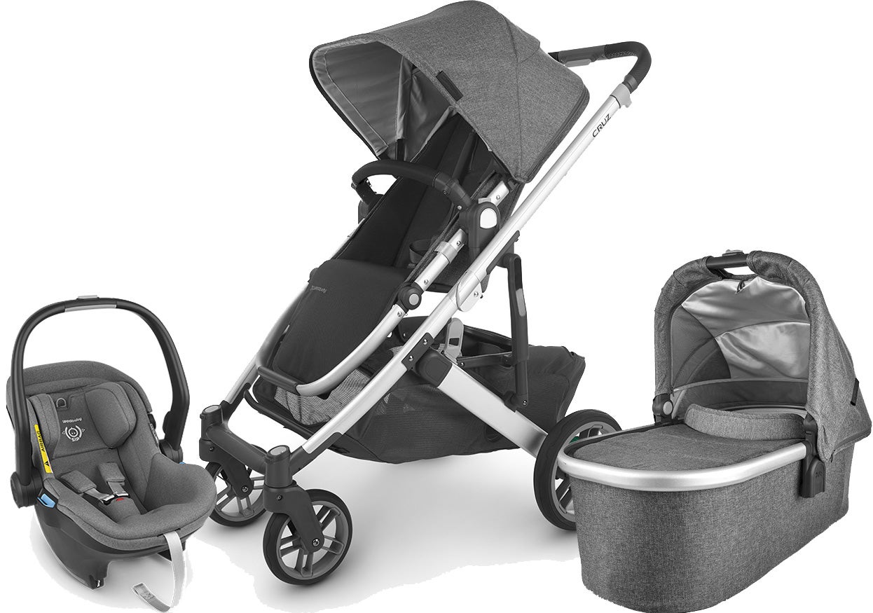 UPPAbaby CRUZ V2 Duovogn inkl. MESA i-Size Babyautostol, Jordan Grey UPPAbaby CRUZ V2 Duovogn inkl. MESA i-Size Babyautostol, Jordan Grey