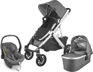 UPPAbaby VISTA V2 Duovogn inkl. MESA i-Size Babyautostol, Jordan Grey
