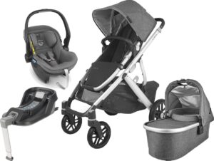 UPPAbaby VISTA V2 Duovogn inkl. MESA i-Size Babyautostol & Base, Jordan Grey