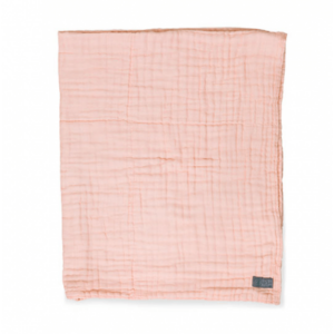 Vinter & Bloom Filt Muslin EKO babytæppe - Dusty Rose