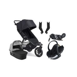 Baby Jogger City Elite 2 Duovogn inkl. BeSafe iZi Go Modular X2 i-Size Autostol Baby & Base, Opulent Black/Barré