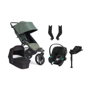 Baby Jogger City Elite 2 Duovogn inkl. Cybex Aton B2 i-Size Autostol Baby & Base, Briar Green/Jet