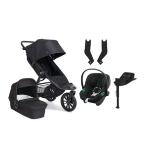 Baby Jogger City Elite 2 Duovogn inkl. Cybex Aton B2 i-Size Autostol Baby & Base, Opulent Black/Jet