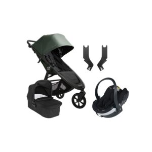 Baby Jogger City Mini GT 2.1 Duovogn inkl. BeSafe iZi Go Modular X2 i-Size Autostol Baby, Briar Green/Jet Black