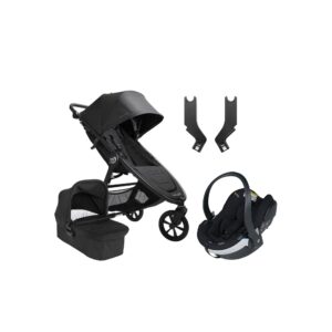 Baby Jogger City Mini GT 2.1 Duovogn inkl. BeSafe iZi Go Modular X2 i-Size Autostol Baby, Opulent Black/Jet Black