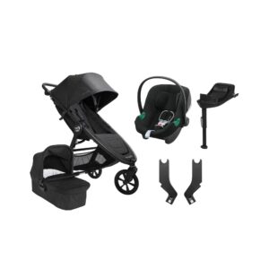 Baby Jogger City Mini GT 2.1 Duovogn inkl. Cybex Aton B2 i-Size Autostol Baby & Base, Opulent Black/Jet Black