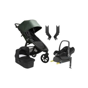 Baby Jogger City Mini GT 2.1 Duovogn inkl. Maxi-Cosi CabrioFix i-Size Autostol Baby & Base, Briar Green/Jet Black