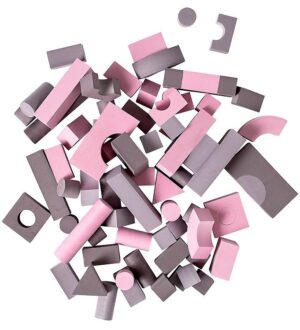 BabyDan Byggeklodser - Soft Blocks - Rosa/Lilla
