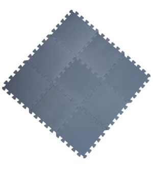 BabyDan Legegulv - 90x90 cm - Blå