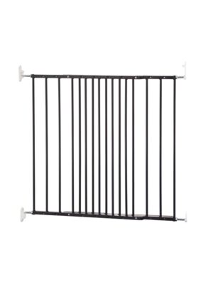 BabyDan MultiDan sikkerhedsgitter, sort, 62,5-106,8 cm