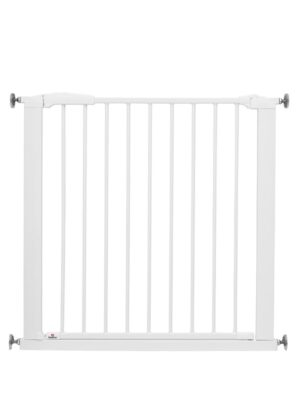 BabyDan Perfect Close sikkerhedsgitter, hvid, 77,3-83,5 cm