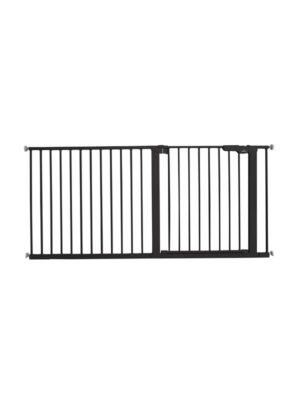 BabyDan Premier sikkerhedsgitter ekstra bred, sort, 158,3-165 cm