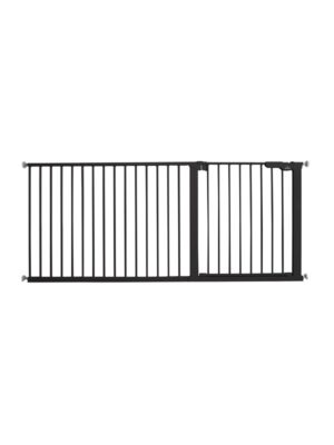 BabyDan Premier sikkerhedsgitter ekstra bred, sort, 171,3-177,1 cm