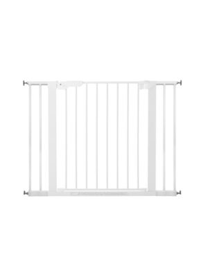 BabyDan Premier sikkerhedsgitter med 4 forlængere, hvid, 99-106,3 cm