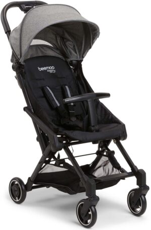 Beemoo Easy Fly 3 Klapvogn, Grey Mélange