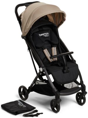 Beemoo Easy Fly+ Klapvogn, Mocha Beige