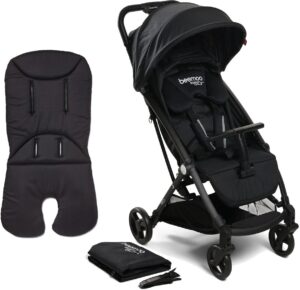 Beemoo Easy Fly+ Klapvogn inkl. Memory Foam Hynde, Black