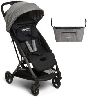 Beemoo Easy Fly+ Klapvogn inkl. Organizer, Grey Mélange