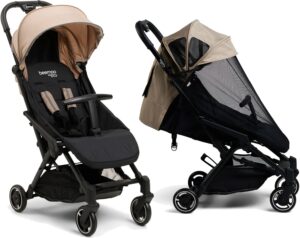 Beemoo Easy Fly Lux 3 Klapvogn inkl. Breezy Kaleche, Mocha Beige
