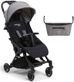 Beemoo Easy Fly Lux 3 Klapvogn inkl. Organizer, Grey Mélange