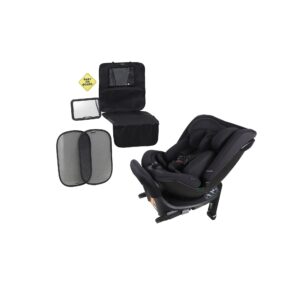Beemoo Rotate i-Size Vendbar Autostol Inkl. Tilbehørspakke, Black Mesh